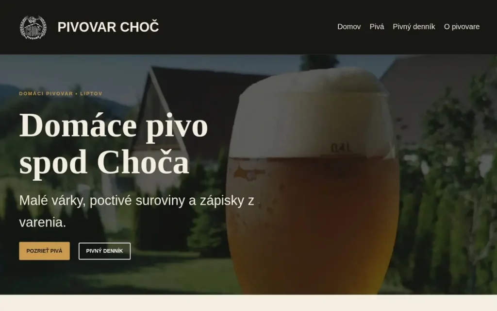 Pivovar Choč